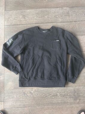 Legends Black Crewneck Sweatshirt with Sleeve Patch